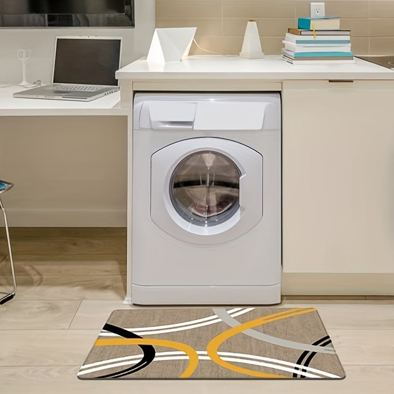 Absorbent Non Slip Kitchen Rug Stain Resistant Waterproof Mat