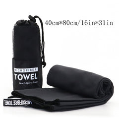 Microfibre Towel Compact Lightweight Fast Drying Travel Sports Gym