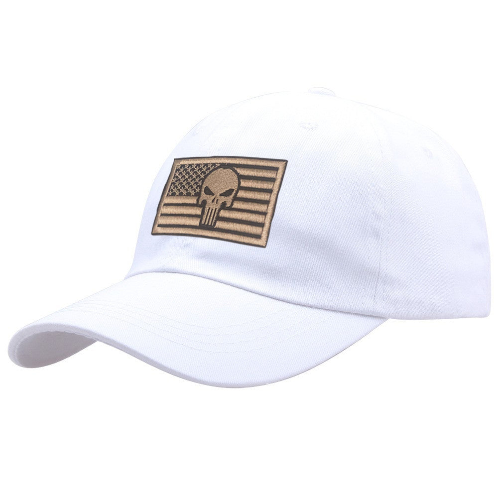 Skull Embroidery Patch Baseball Cap Cotton Sports Sun Hat Hip Hop Golf Dad Hats