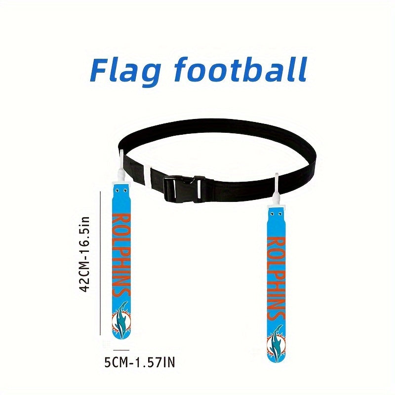 Dolphin Waist Flag Rugby Football Flag With Buckle