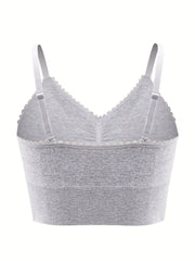 Comfortable Full Coverage Bra with Breathable Stretch Fabric
