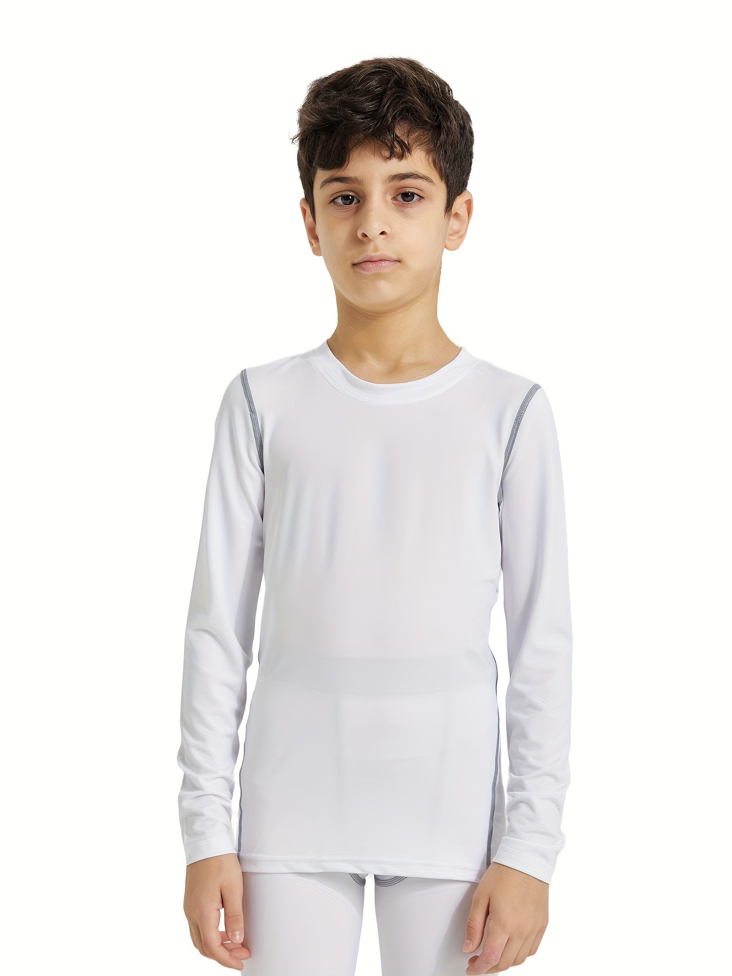 Kids' Long Sleeve Compression Shirts Moisture Wicking Baselayer