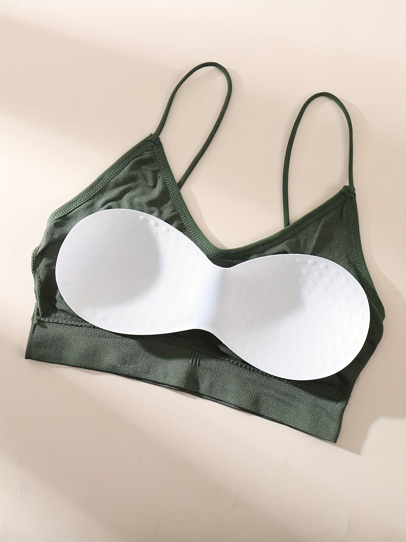 4pcs Ribbed Wireless Bras & Comfy Intimates for Women