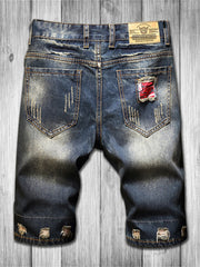 Men's Vintage Sky Ripped Jeans For Summer