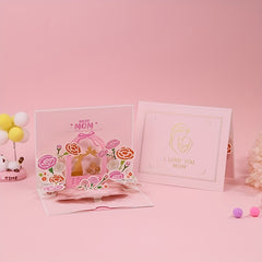 3D Floral Bouquet Greeting Cards for Mom