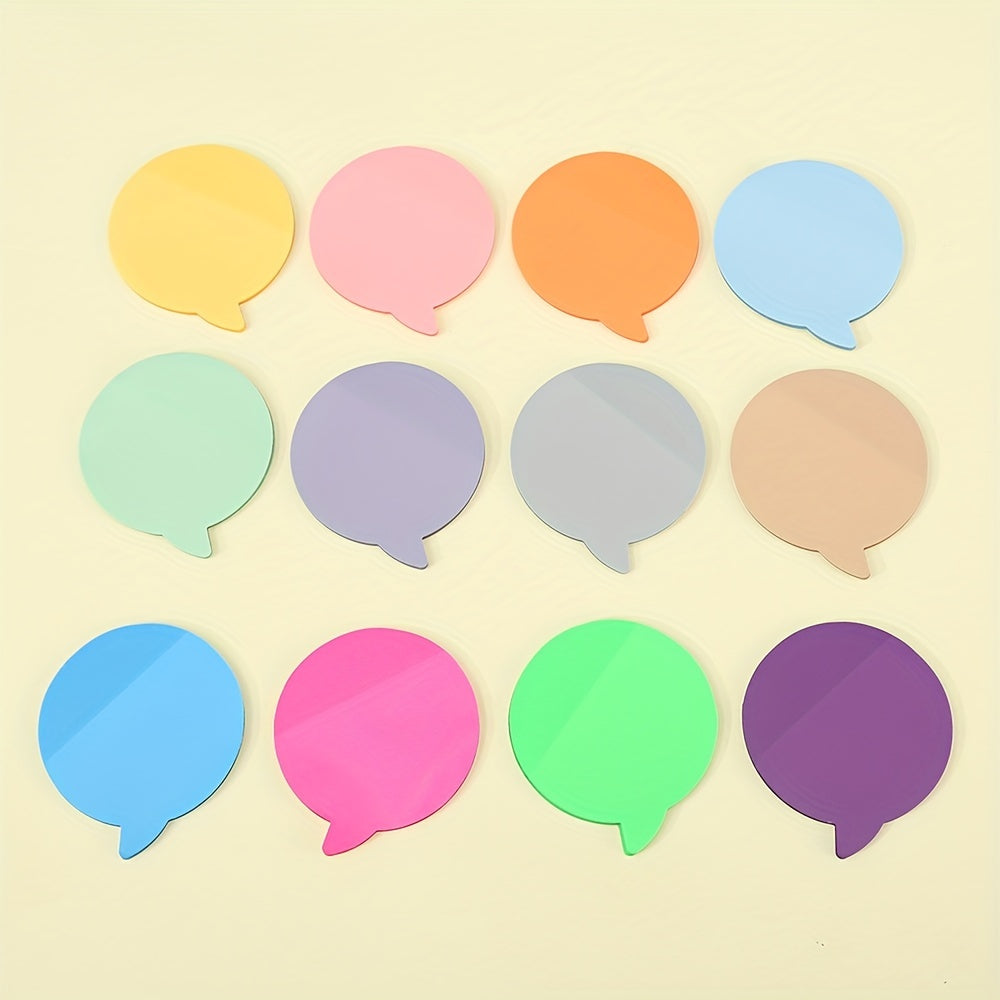 1pc Transparent PET Sticky Notes Pure Message Paper Special shaped Note Book