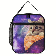 Football Ball Fire Lunch Bag Insulated Lunch Box Bag Waterproof Shark Lunch Tote