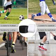 2pcs Shin Guard Strap Sports Fitness Straps Football Cycling Basketball