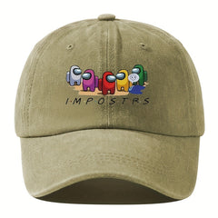 Cartoon Print Baseball Cap Outdoor Sun Hat For Men And Women