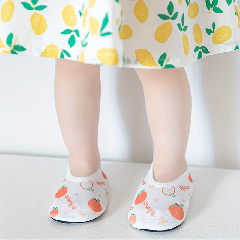 Non Slip Baby Girls Fruit Floor Socks for First Walking