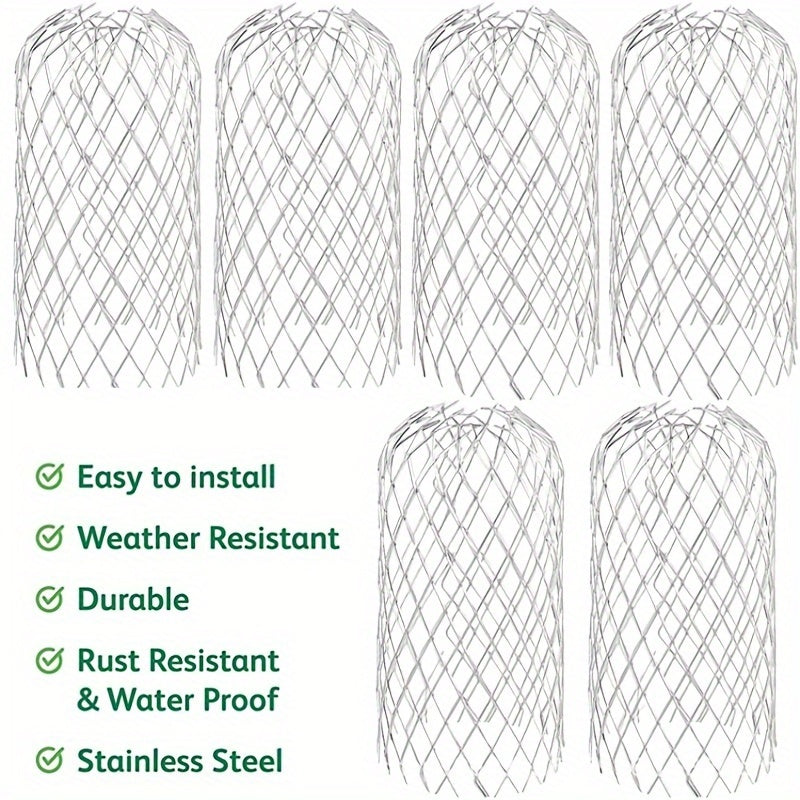 6pcs Drainage Protection Filter Mesh Rust-proof Sturdy Prevent Blockage