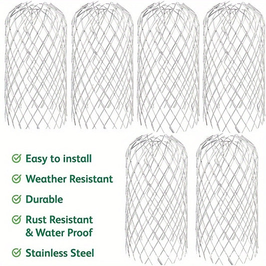 6pcs Drainage Protection Filter Mesh Rust-proof Sturdy Prevent Blockage