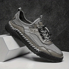 Men's Casual Non Slip Sandals With Adjustable Shoelaces