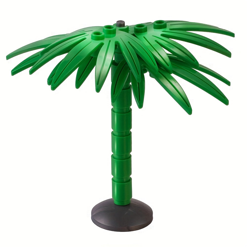 DIY Beach Palm Tree Coconut Building Blocks Green 8 Tall 8 Wide 8 Deep