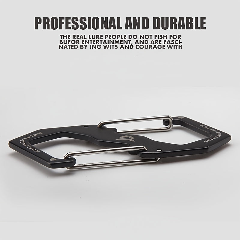 ATISEN Stainless Steel Carabiner Set Large & Medium Buckles for Climbing