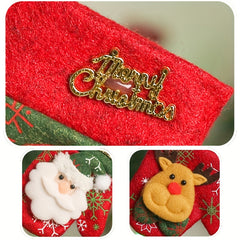 Small Non-woven Christmas Glove Ornament Candy Bag