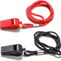 2pcs Whistle With Lanyard For Coaches Referees Training