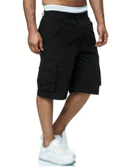 Men's Outdoor Cargo Shorts Summer Casual Solid