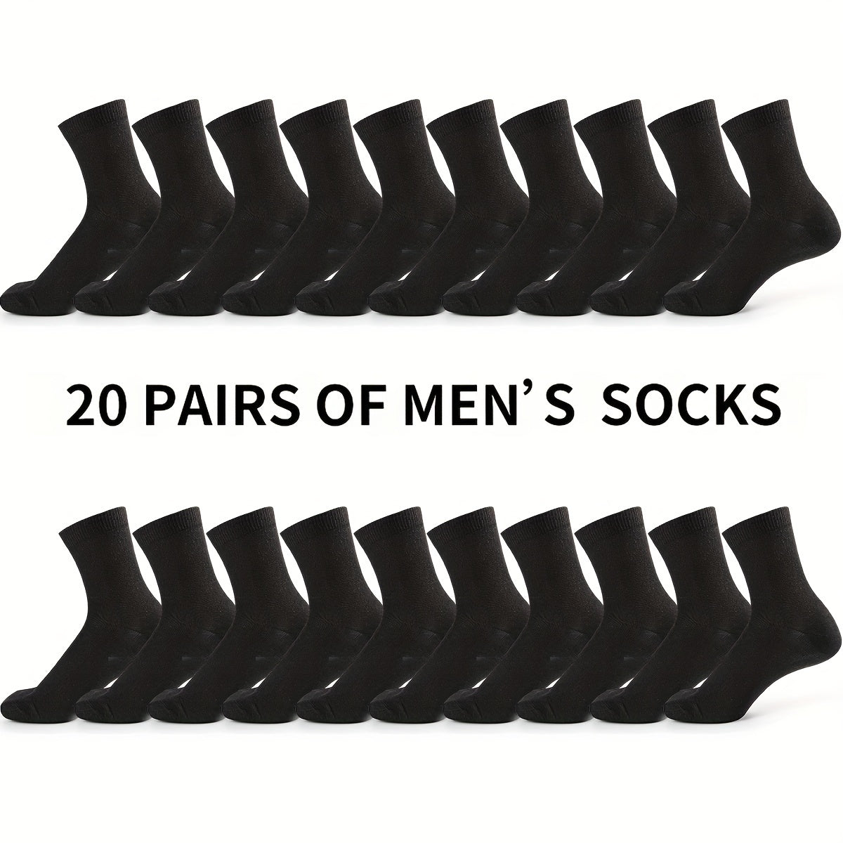 Men's Casual Thin Breathable Mid-calf Socks for Outdoor Training