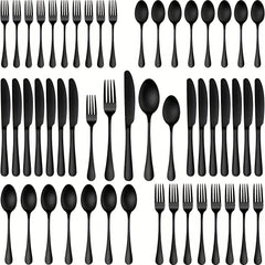 30pcs Stainless Steel Cutlery Set Mirror Polished & Dishwasher Safe