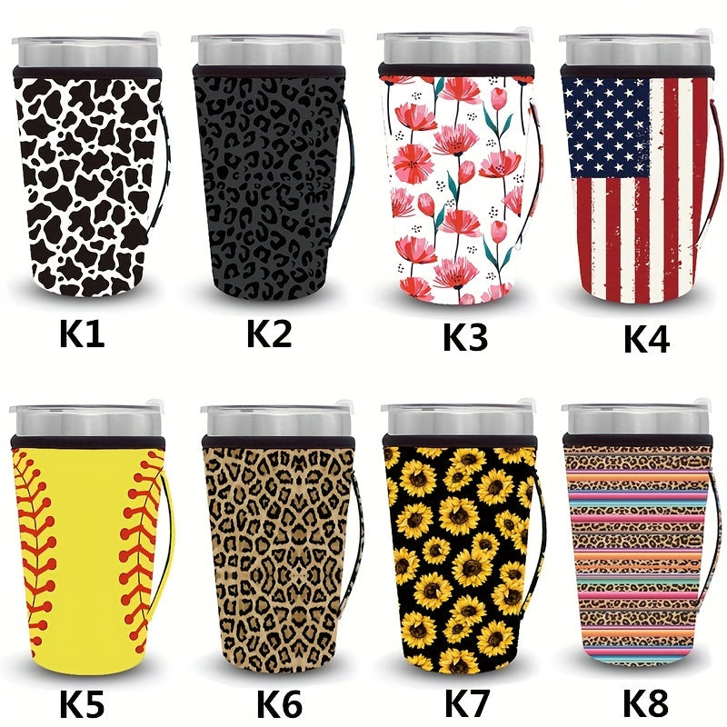 Reusable Neoprene Insulated Sleeve for Iced Coffee