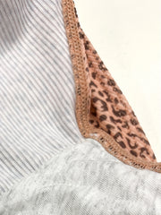 Leopard Print Wireless Bra & Bikini Panties Set