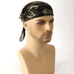 Men's Camouflage Square Scarf for Outdoor and Sport