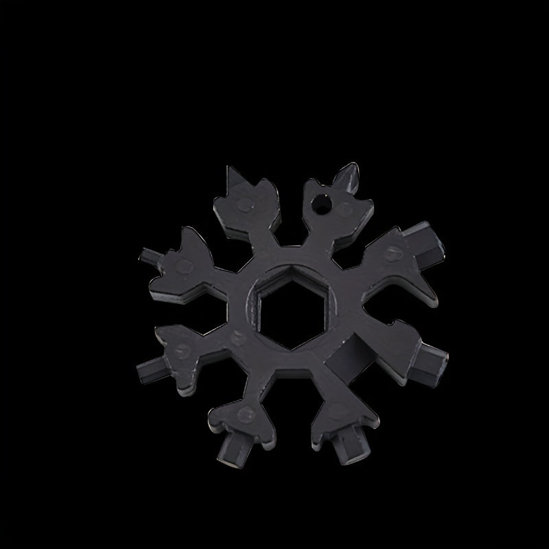 18-in-1 Stainless Steel Snowflake Wrench for Outdoor