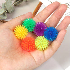 6pcs Hedgehog Ball Yoga Foot Massage Burr Plum Vent Toy