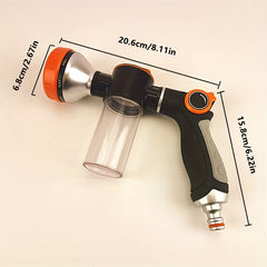 Metal Garden Hose Nozzle Sprayer High Pressure Water Gun