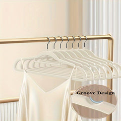 10pcs Velvet Hanger Heavy Duty Non-slip Hanger for Coats Pants and Dress Clothes