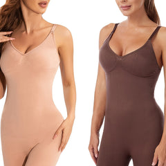 2 Pcs Tummy Control Butt Lifting Bodysuit Slim Fit Shaper Women's Underwear