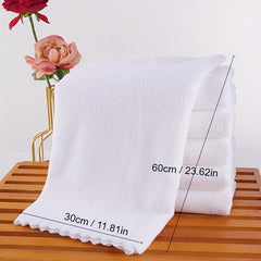 3pcs Solid Towel Multifunctional Absorbent Towel for Home Bathroom
