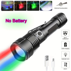 Rechargeable Green Red UV Flashlight for Pet Urine Detection