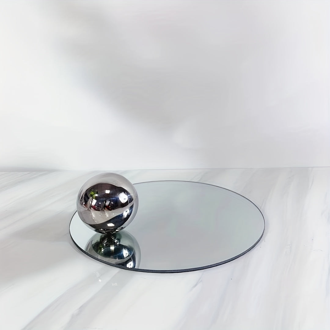 4pc Stainless Steel Garden Gazing Ball Mirror Polished Reflective G