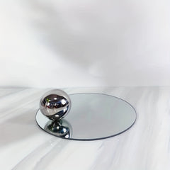 4pc Stainless Steel Garden Gazing Ball Mirror Polished Reflective G