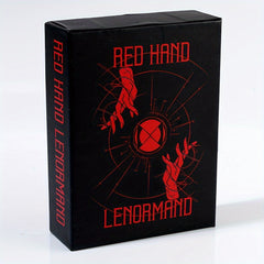 Red Hand Lenormand Gilt Edge Rigid Box Booklet Gift