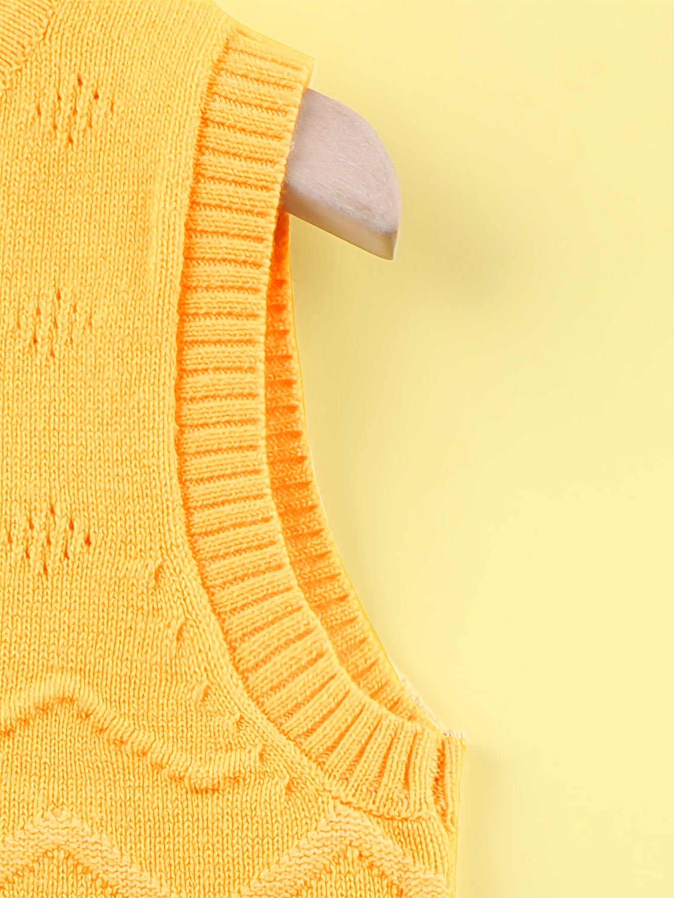 Baby Boys Bear Embroidery Knit Vest Clothes
