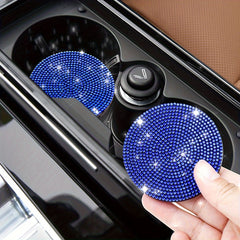 Rhinestone Printed Cup Pads for Car, Non Slip Coaster, Shockproof