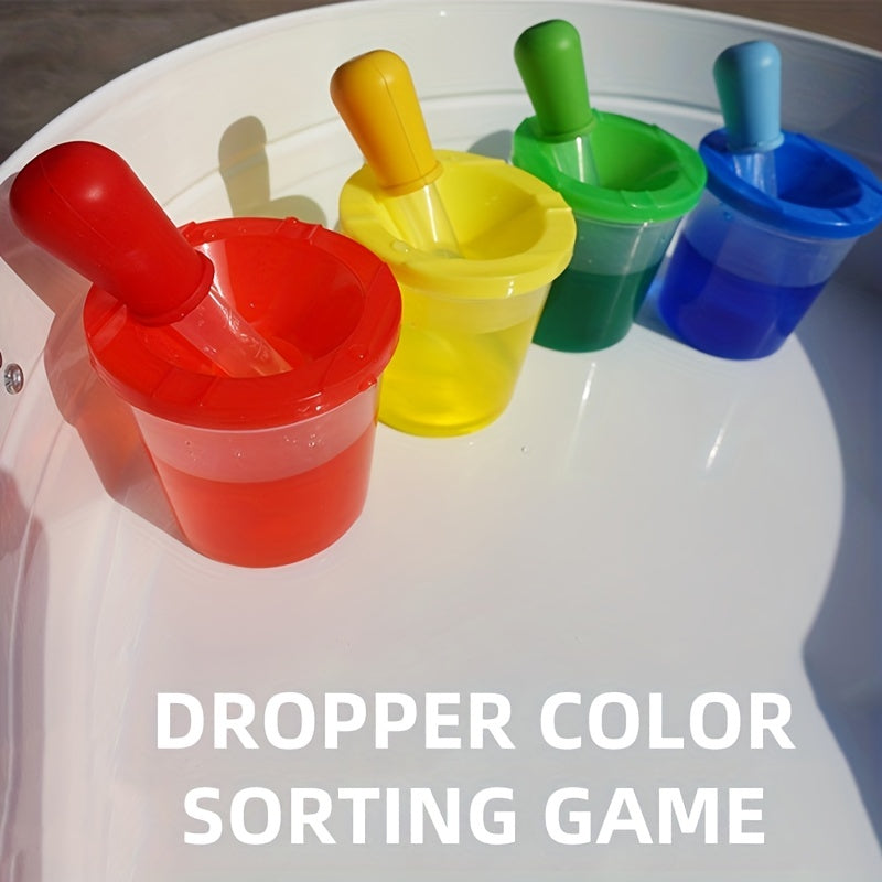 Water Sensory Teaching Aids Pigment Dropper Science Game