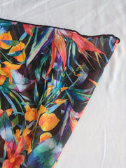 Floral Print Sheer Cove Up High Stretch Sexy Cover Up