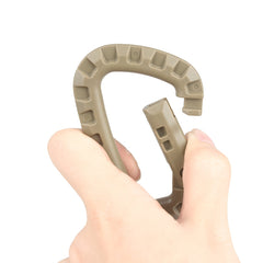 5pcs D Ring Key Chain Keyring for Outdoor Camping Hiking