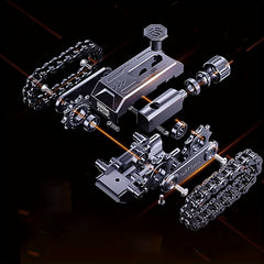 3 in 1 Magnetic Metal Tank Toy for Adults Office & Home Decoration