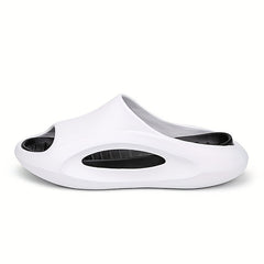 Men's Cloud Slides Post Run Recovery Slides Non Slip Slippers
