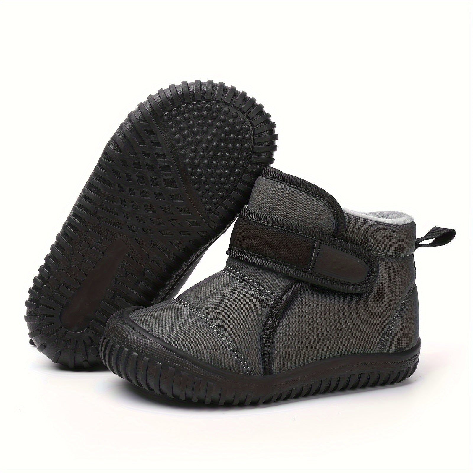 Girl's Warm Snow Boots Cozy Fleece Lined Non-slip Ankle Boots