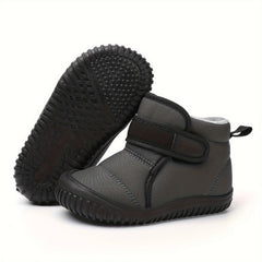 Girl's Warm Snow Boots Cozy Fleece Lined Non-slip Ankle Boots