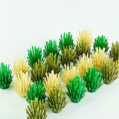 5pcs Farm Grass & Shrubbery Garden Set Educational Toys