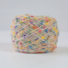Soft Colorful Rainbow Pompons Yarn for Crocheting DIY Projects