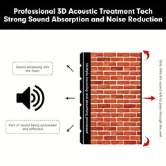 12pcs Sound Absorbing Cotton Tablet Sound Insulation Cotton