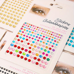 DIY Face Makeup Gem Sticker, Crystal Sticker for Halloween Fairy Style